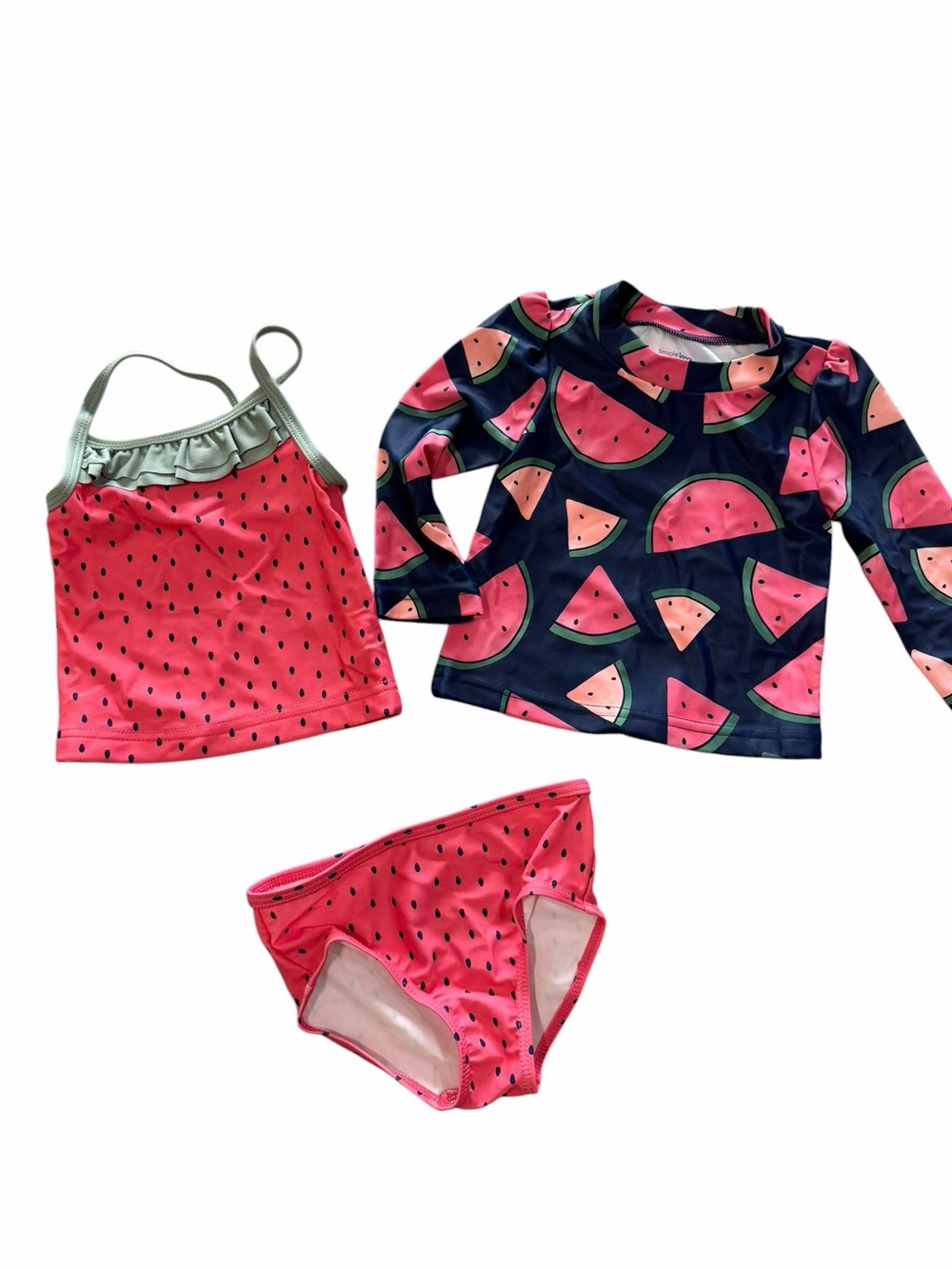 Simple Joys by Carter's 3 Piece Infant Swim Set Size 6-9 Months #260273